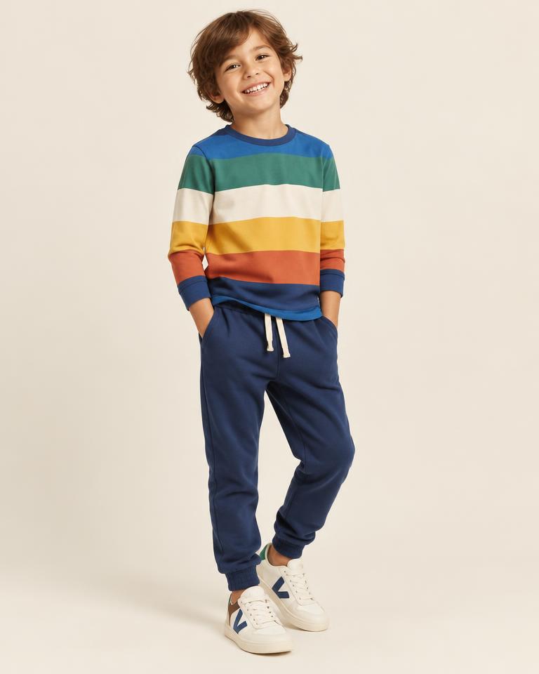 Calça Moletom Infantil com Bolso